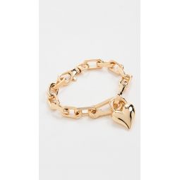 Padlock Heart Chain Bracelet