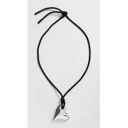 Art Heart On A String Necklace