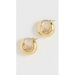 Mini Tome Hoop Earrings