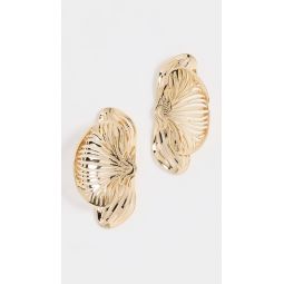 Small Orchid Post Earrings