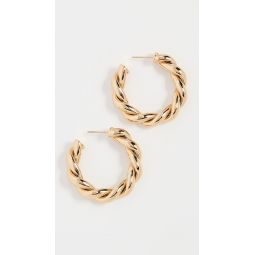 1 Twisted Lilly Mini Hoops
