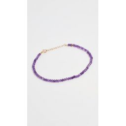 14k February Birthstone Bracelet