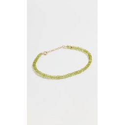 14k August Birthstone Bracelet