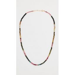 October Tourmaline Beaded Necklace