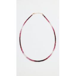 14k Ombre Ruby Necklace