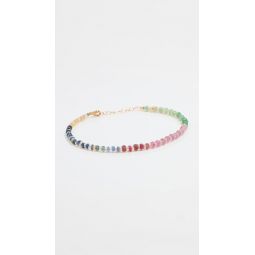 14k Rainbow Sapphire Opal Connection Bracelet