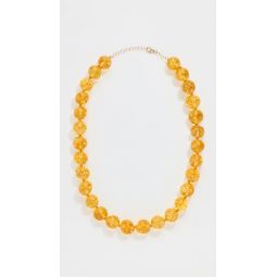 14k Jumbo Citrine Sphere Necklace