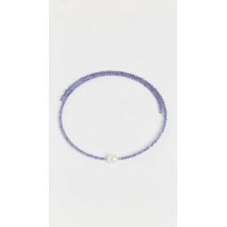 14k Tanzanite Pearl Collar