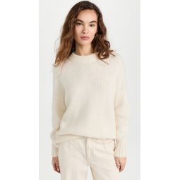 Alpaca Cocoon Crew Neck Pullover