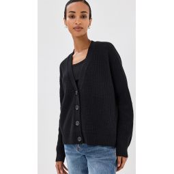 Cropped Cashmere Cocoon Cardigan