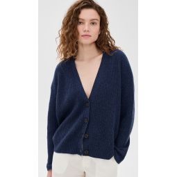 Cropped Cashmere Cocoon Cardigan