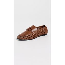Dion Woven Leather Loafers