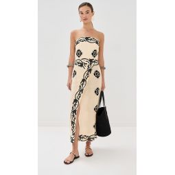 Linen Ancient Ankle Dress