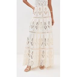 Highlighted Fields Maxi Skirt