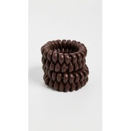 Sculptural Monument Leather Bangles