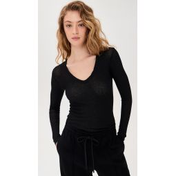 Skinny Deep V Tee