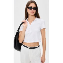 Cropped Henley Polo