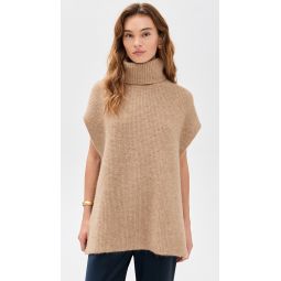 Waffle Knit Funnel Neck Tunic