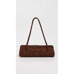 Nova Baguette Style Faux Suede Shoulder Bag
