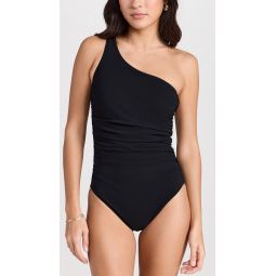 Basics One Shoulder One Piece with Shelf Bra