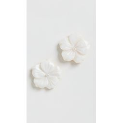 Button Pierced Earrings