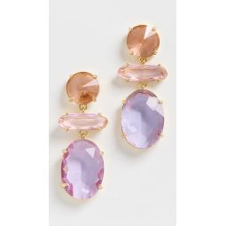 Tri-Shape Drop Post Earrings