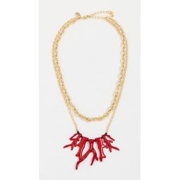 Coral Layered Necklace