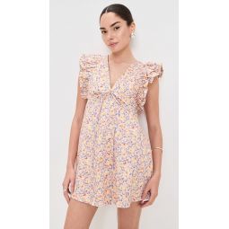 Nola Dress Yellow Garden