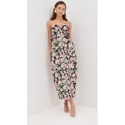 Raha Dress Blush Daffodil Taffeta