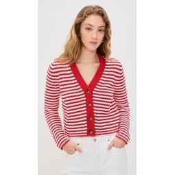 Fine Stripe Mini Marina Cardigan