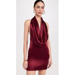 Cowl Neck Mini Dress