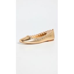 Meghan Broderie Ballet Flats