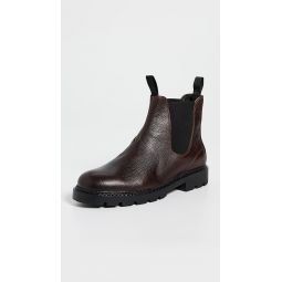 Trais Grain Leather Chelsea Boots