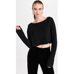 Cannes Cashmere Cropped Sweater