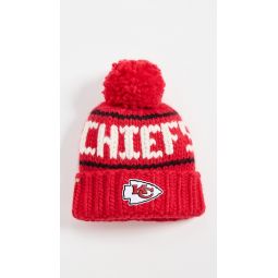 Red Chiefs Beanie with Yarn Pom Pom
