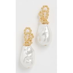 Chateau Rope Button Earrings
