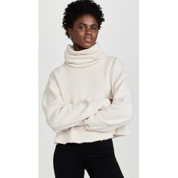 Corey Crop Cowl Neck Sweatshirt