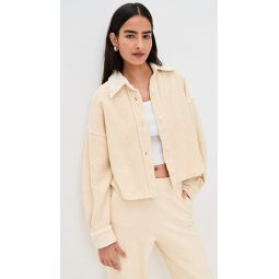 Alison Oversized Crop Button Up