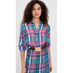 Cosette Crop High Low Shirt