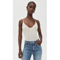 Gelina Ruched Thong Bodysuit