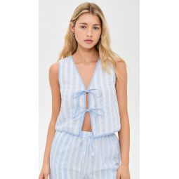 Kamari Tie Detailed Top
