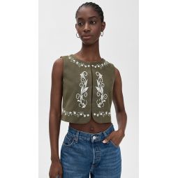 Brea Embroidered Top