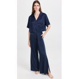 Washable Silk High Rise Pant Set