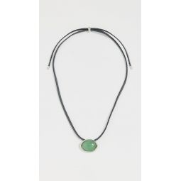 Sunset Stone Cord Necklace