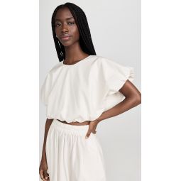 Opihi Bubble Sleeve Crop Top