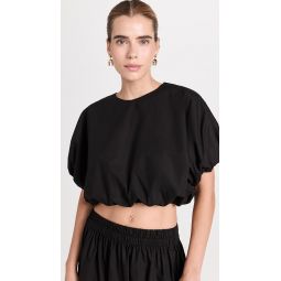 Opihi Bubble Sleeve Crop Top