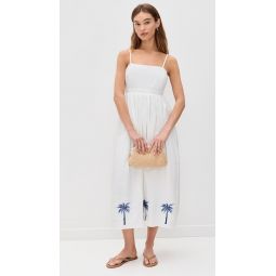 Isadora Embroidered Midi Dress