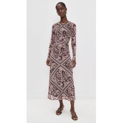 Lumi Mesh Midi Dress