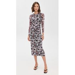 Audrey Mesh Midi Dress