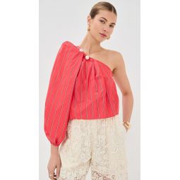 Antiparos One Shoulder Shawl Top